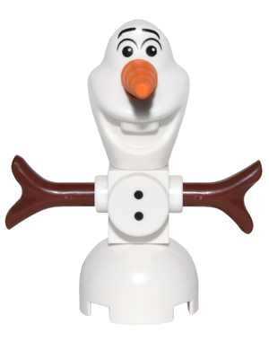 LEGO Minifigure-Olaf - Buttons (41148)-Disney Princess / Frozen-DP042-Creative Brick Builders